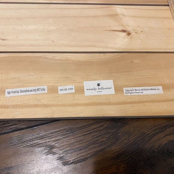 Wendy Bellisimo Home Petticoat Palm Frond Tropical Wooden Home Decor Wall Art - Picture 6 of 8